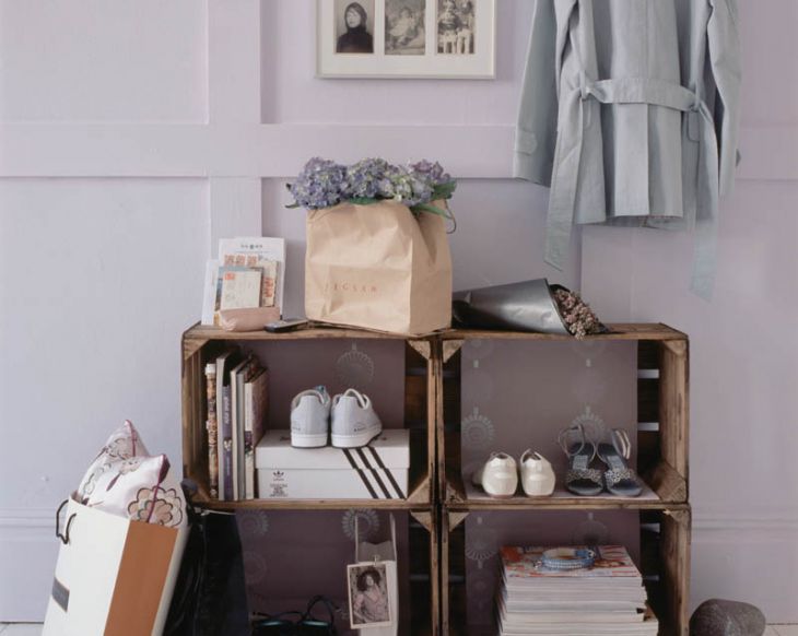 4 storage solution ideas for boxes, baskets, shelves and more!