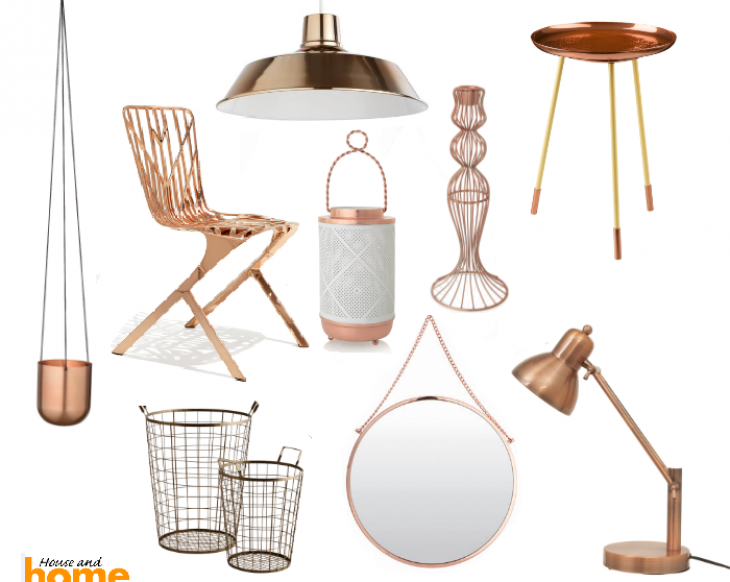 Sheen It Here! The copper and gold trend takes over