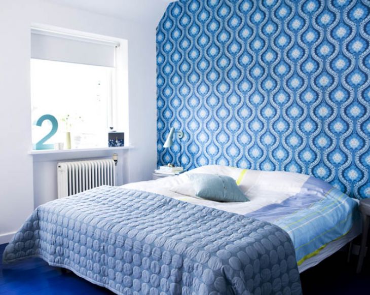 Real home makeover: a true blue bedroom