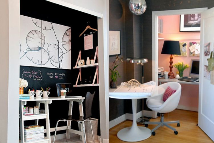 How to create an office nook in your spare wardrobe