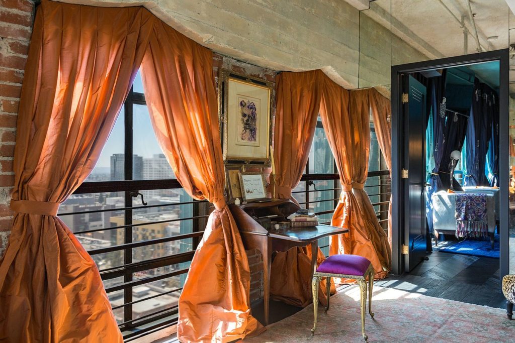 Inside Johnny Depp's $12.7 million eclectic, art-filled LA penthouse