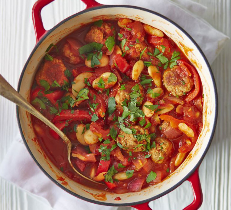 spanish-meatball-butter-bean-stew