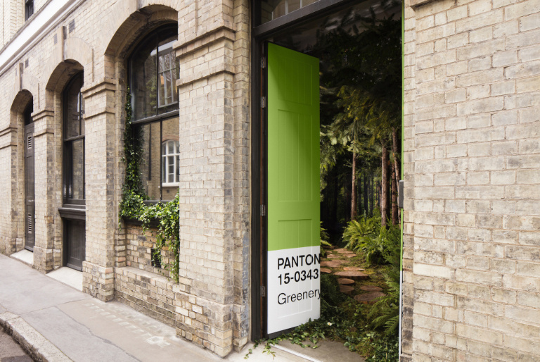 greenery house airbnb pantone