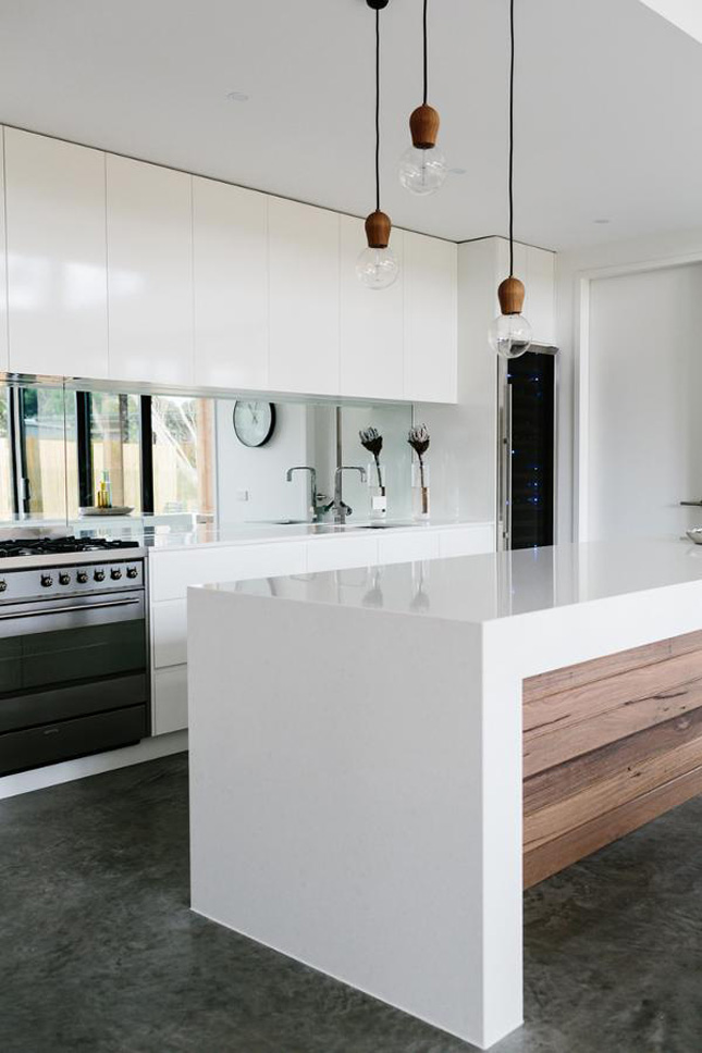 beautiful non-tile kitchen backsplashes interiors