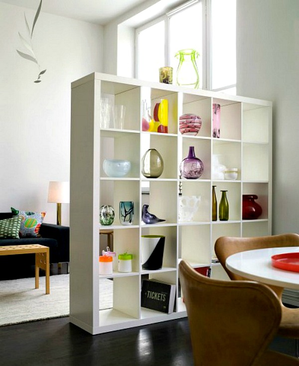 Ikea Kallax Bookcases, Bookcase With Square Shelves Ikea