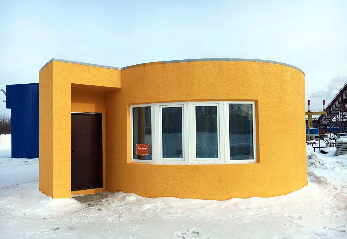 3d-printed house in Russia, 3d-printed in 24 hours