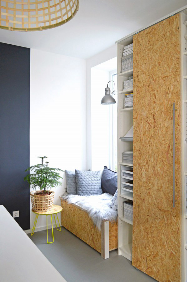 BILLY bookcase hack sliding doors