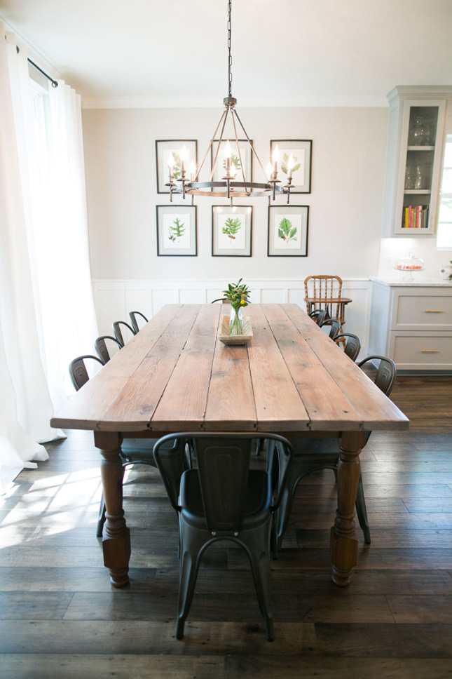 Fixer upper dining on sale room lighting