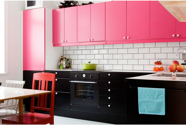 pink kitchens inspiration