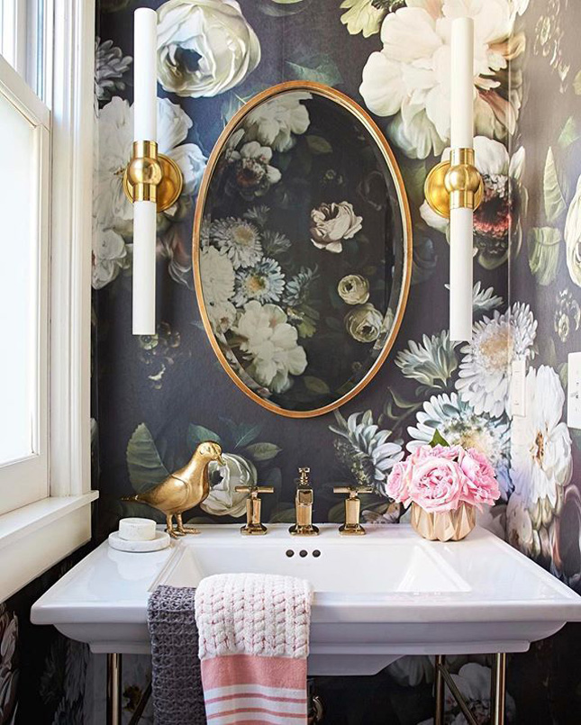 17 times that wallpaper in a bathroom stole the show | HouseAndHome.ie