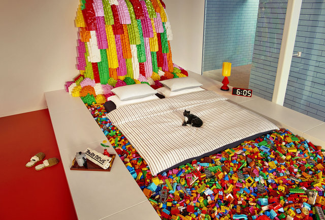 real life lego house