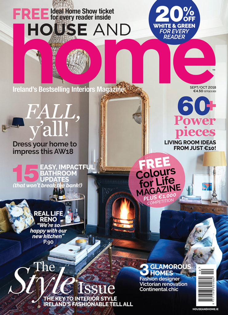 House and Home magazine cover, sept/oct issue, 2018