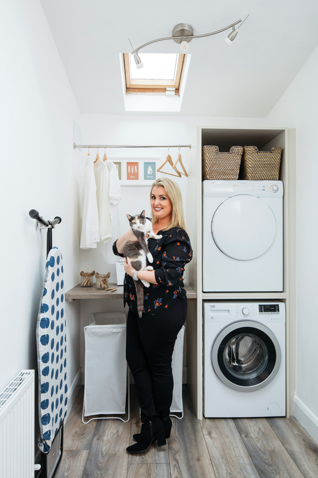 Budget breakdown: Niamh's incredible €3,000 laundry room makeover