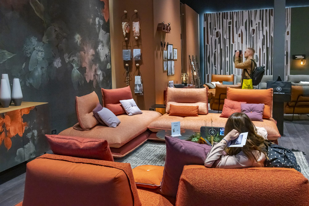 AR Italia seating group, Salone del Mobile, Milan 2019