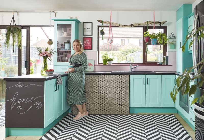 Saara McLoughlin DIY Crown Paints kitchen