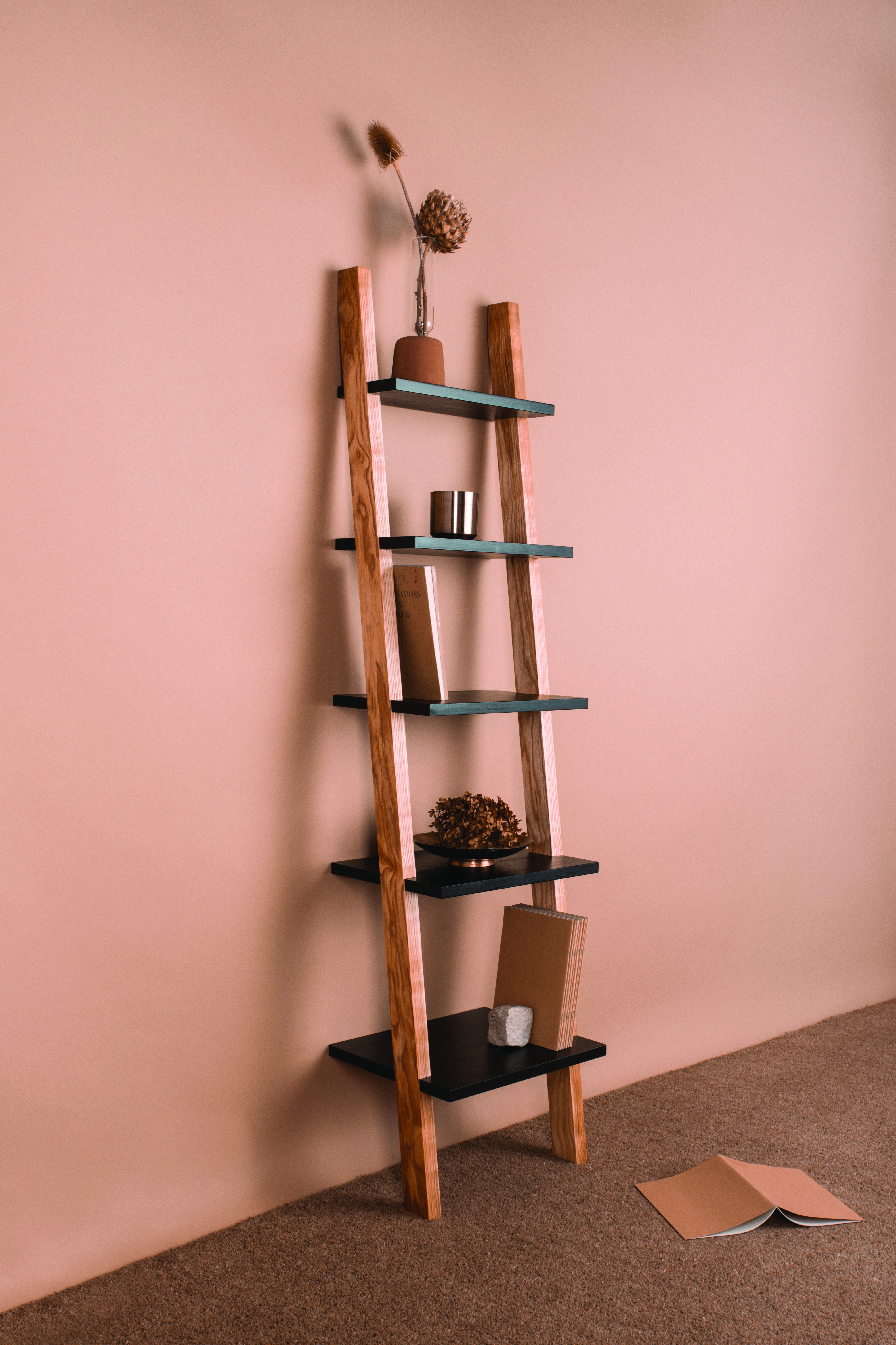 Wooden Ladder Shelf Ireland