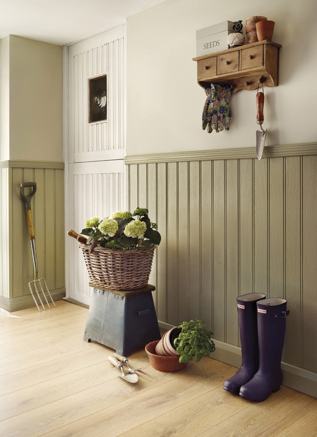 wood panelling