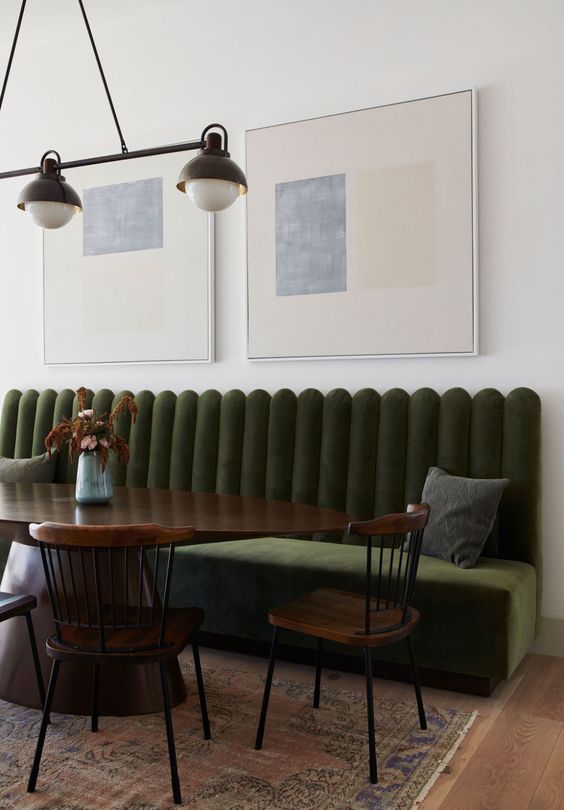 Banquette Seating Inspiration, Leather Banquette Sofa