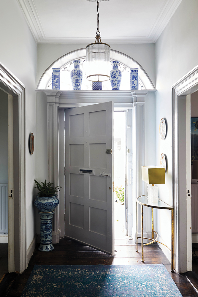 Image of the hallway in Sara Cosgrove's home, H&H Jan-Feb22