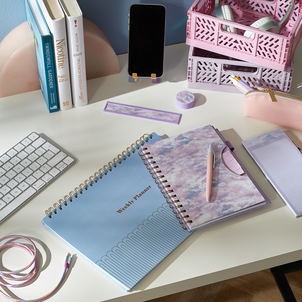 Image of home office accessories from Primark's Dreamscape trend