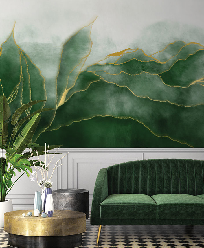 Image of Grasmoor in Green wall mural, from Feathr.com
