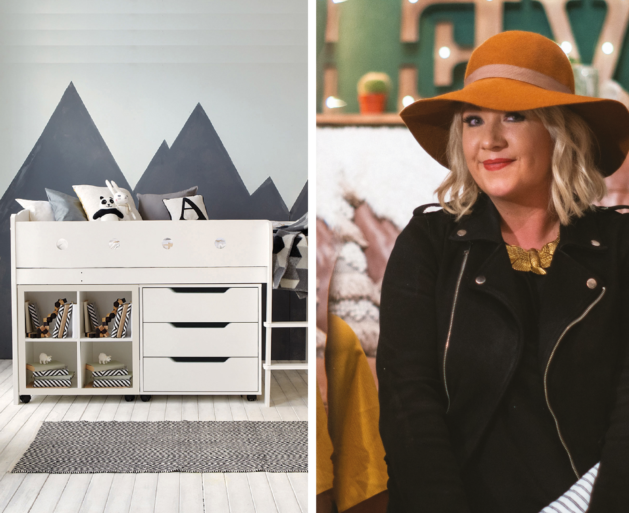 Image of Cathy McGovern, DIY influencer and stylist and Little Folks Furniture 