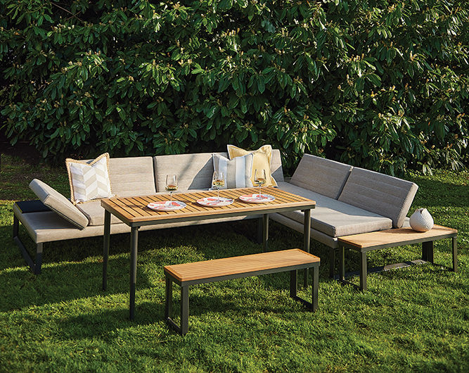 Image of outdoor furniture from Meadowsandbyrne.com, House and Home May-June22
