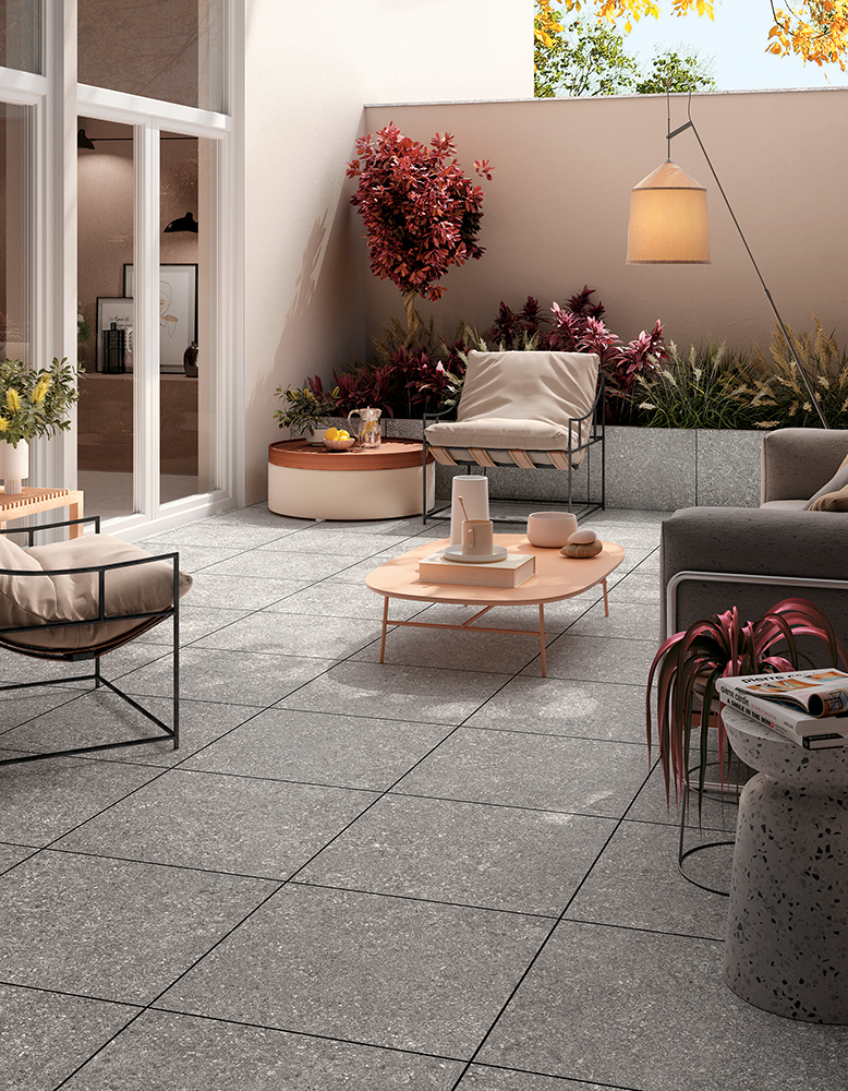 Image of outdoor porcelain tiles from Tubstiles.ie, House and Home May-June22