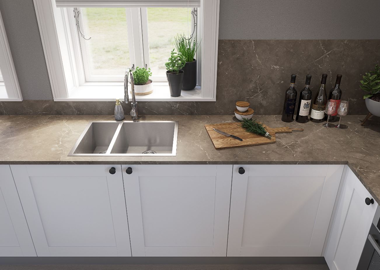 Image of Omega laminate worktop from Noyeks Newmans