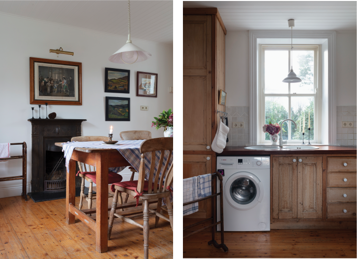 Image of the kitchen in the renovated cottage of Jens Bachem, H&H Mar-Apr22