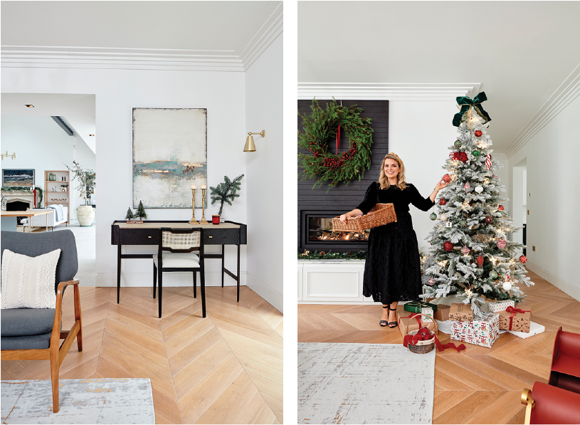 Images of Susan McGowan's living room, House and Home Nov-Dec21