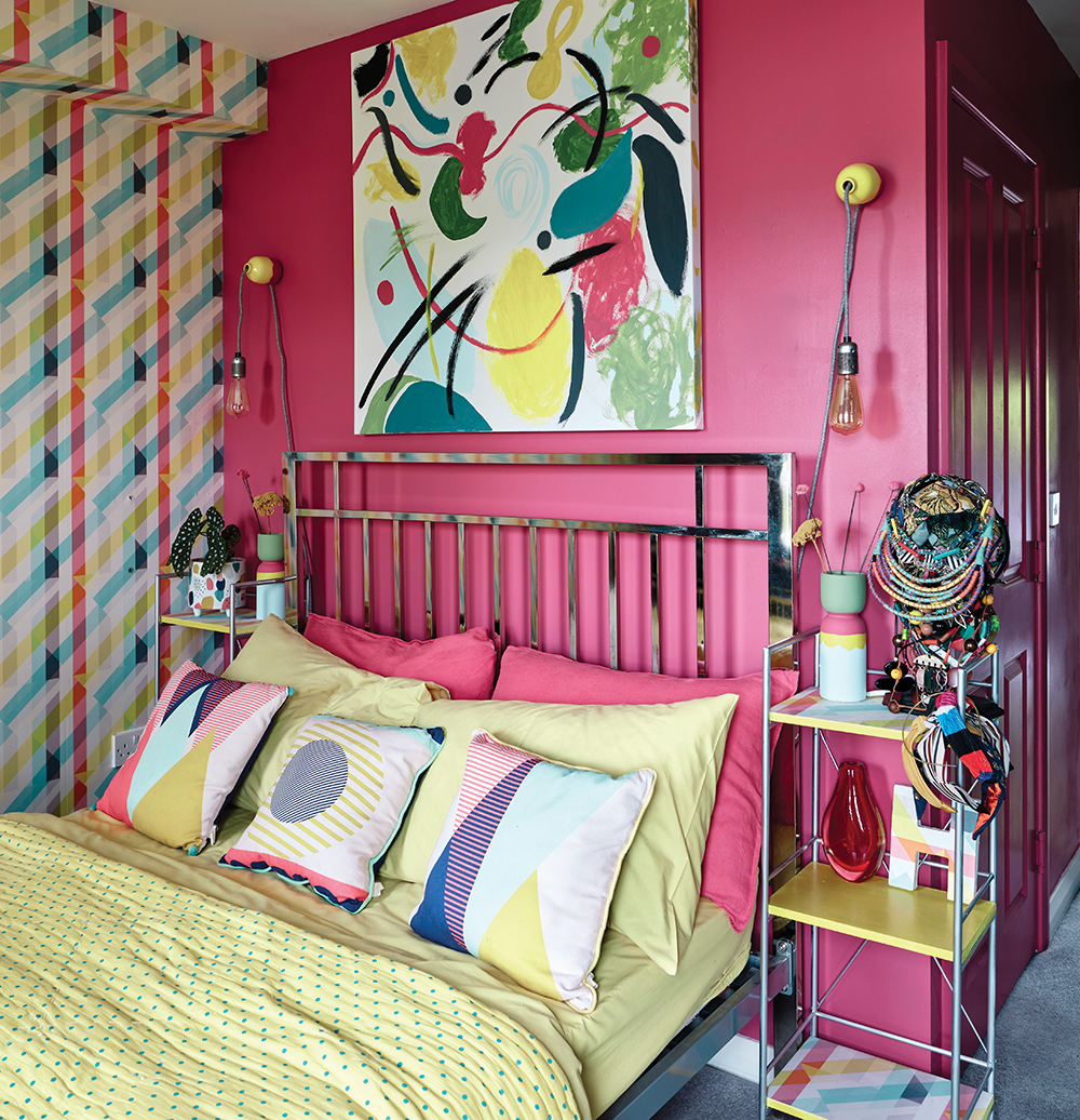 Image of the home of Helen McVitty-O'Hara in House & Home Sept-Oct22, pink bedroom