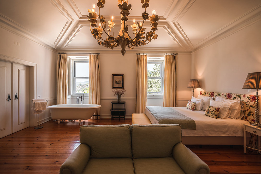 Image of a bedroom at the Hotel Casa Palmela
