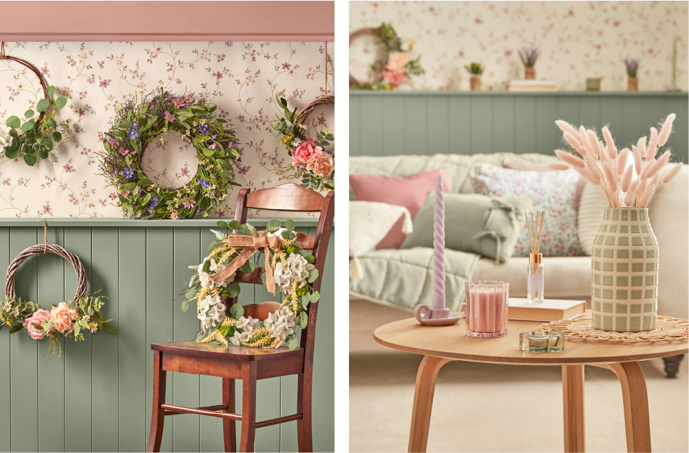 Image of Penneys Easter and spring collections – wreaths and candles