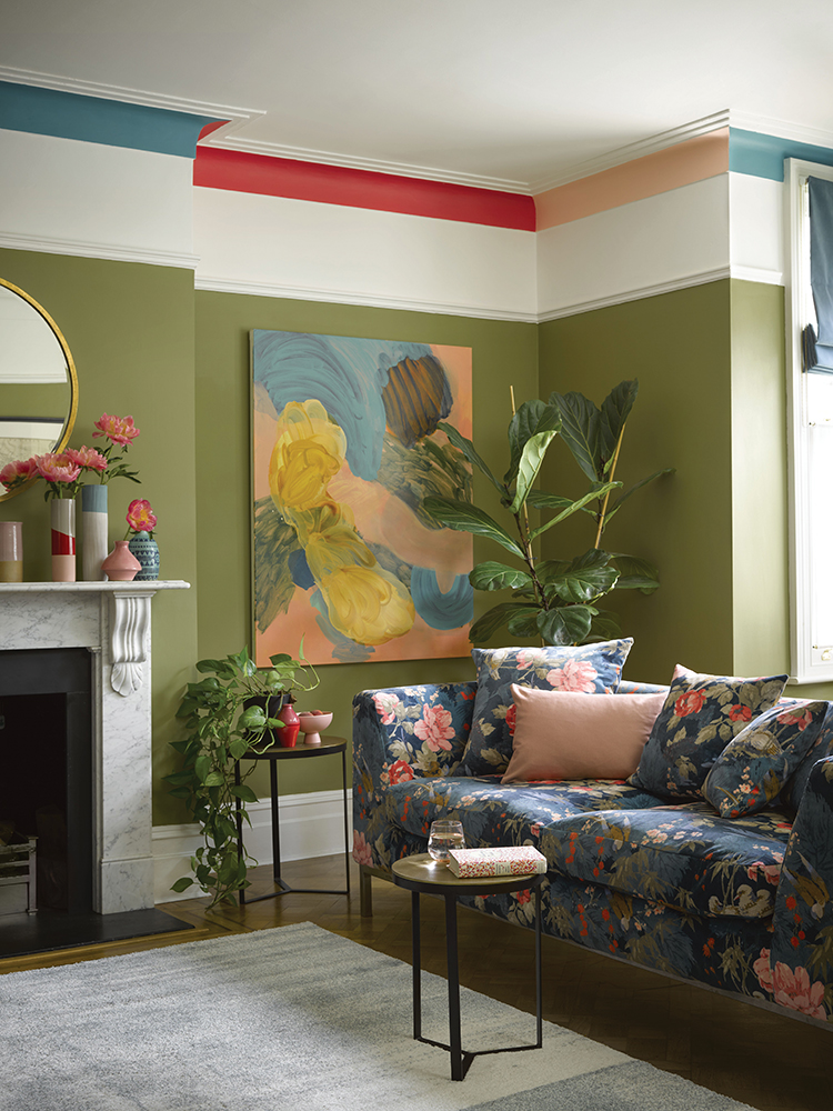 Image of walls with paint by Benjamin Moore