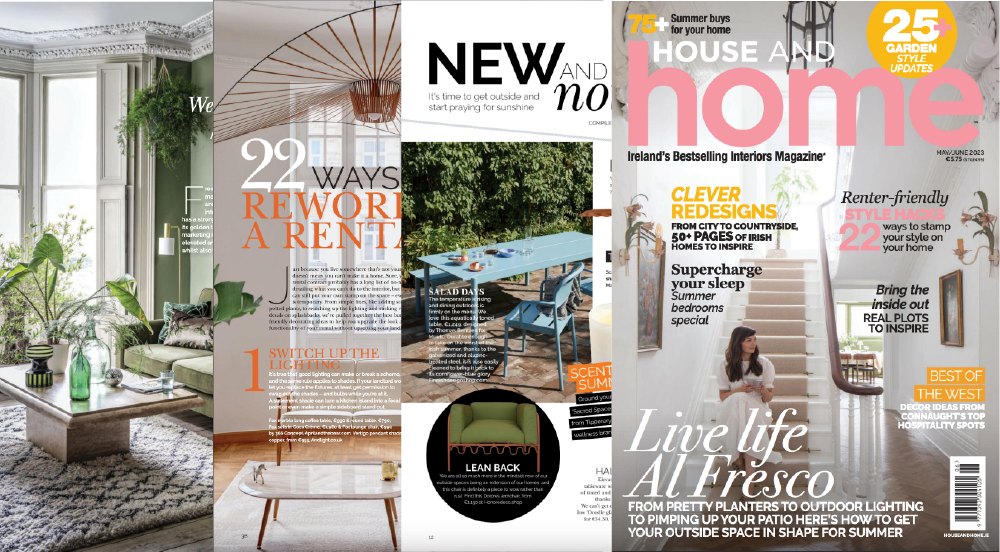 Image of pages from the May-June 2023 issue of House and Home