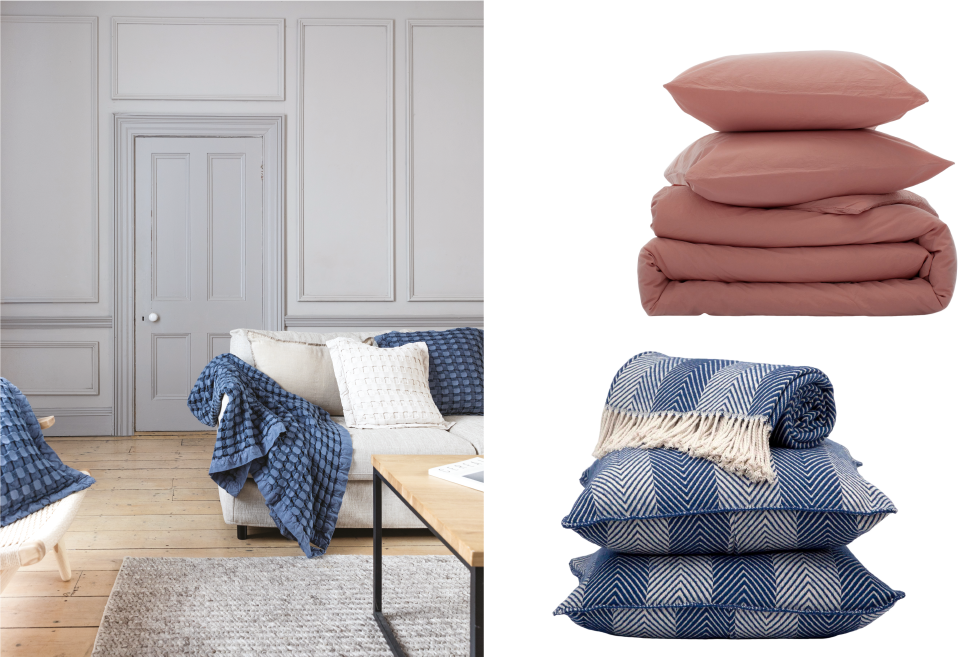 Images of soft furnishings from Conscious Convert