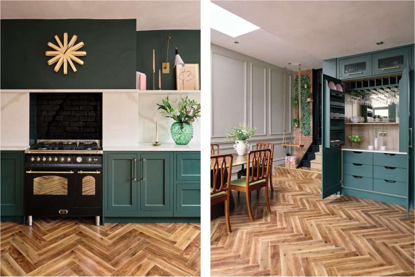 Images of kitchen of Michelle and Gabriel Ramsey's house, House and Home magazine