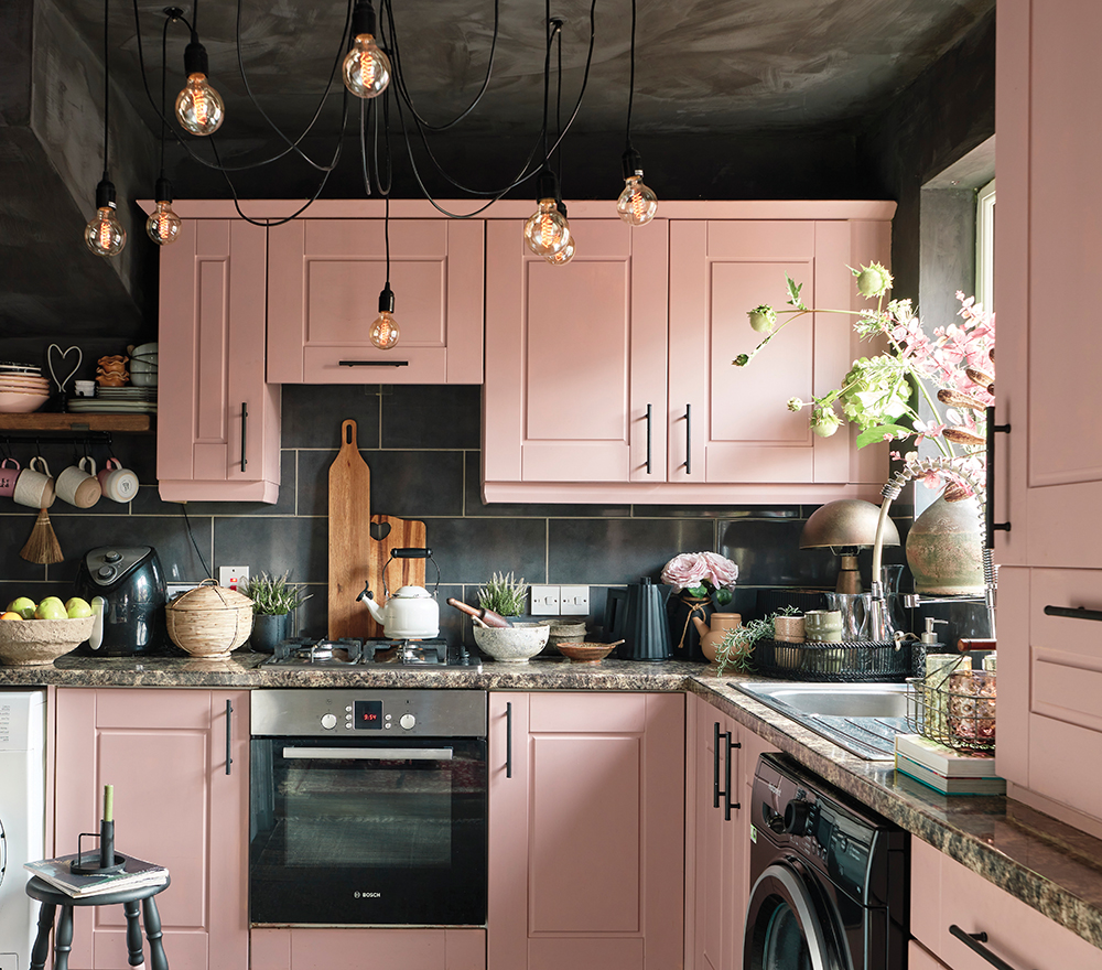 Image of the open-plan kitchen in Donna Wilson's Belfast home