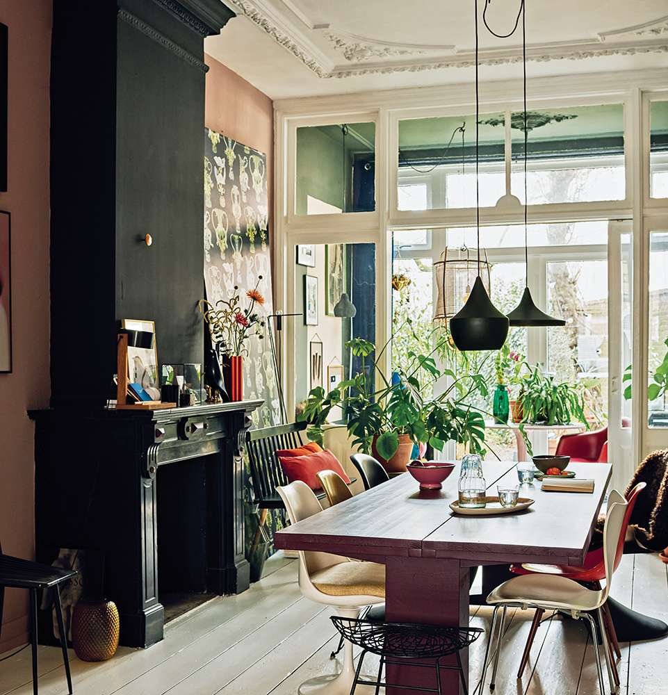 Dining room image from Be Bold with Colour & Pattern by Emily Henson