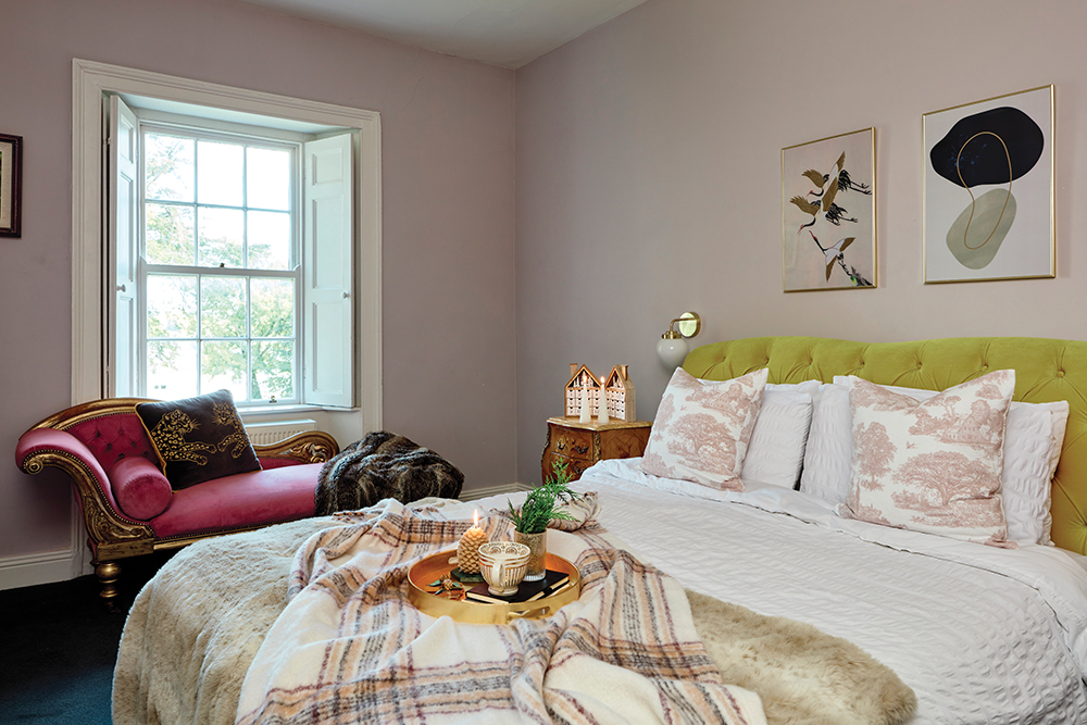 Image of the bedroom in Jen Connell's Limerick home