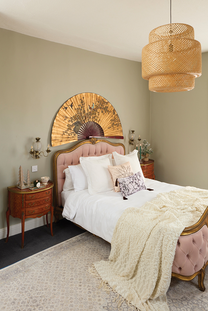 Image of the master bedroom in Jen Connell's Limerick home