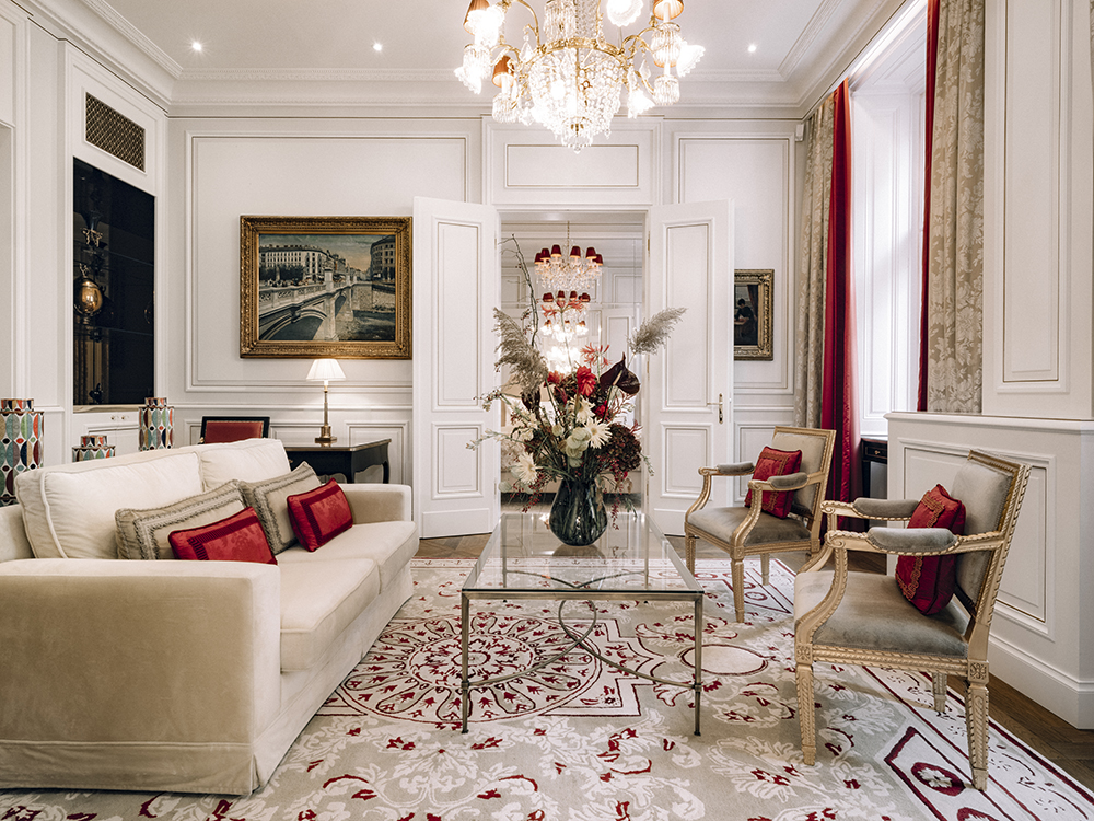 Image of the Madam Butterfly suite at the Hotel Sacher, Vienna