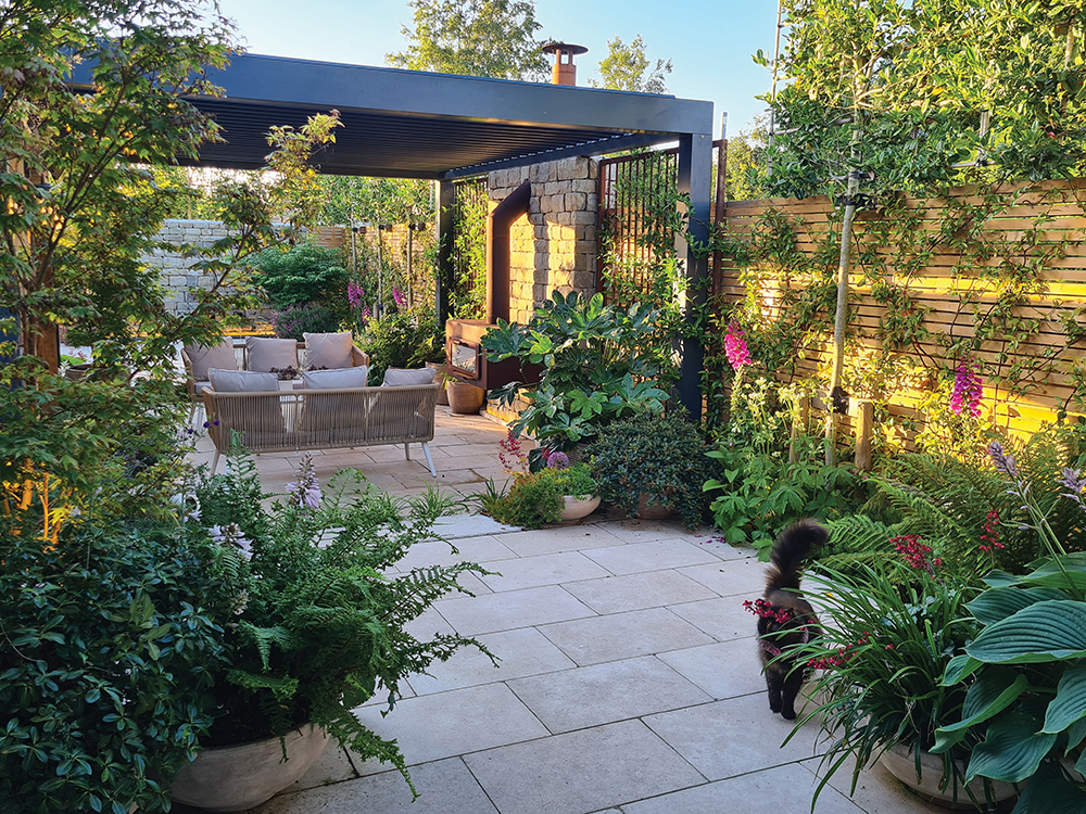 Image of garden space designed by Alan Rudden