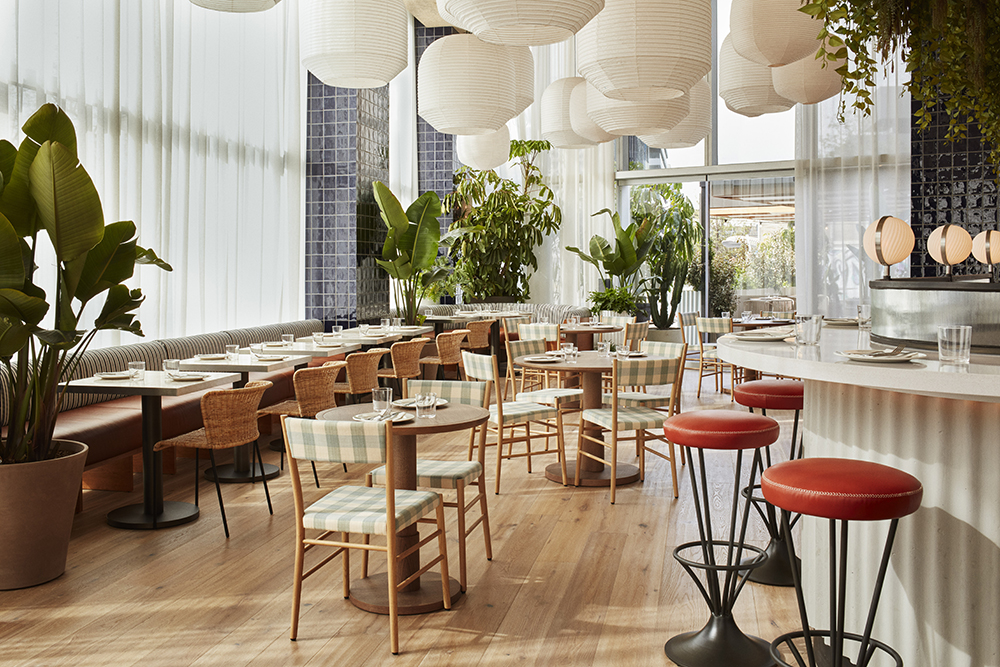 Image of the Four Corners restaurant at the Hoxton Barcelona