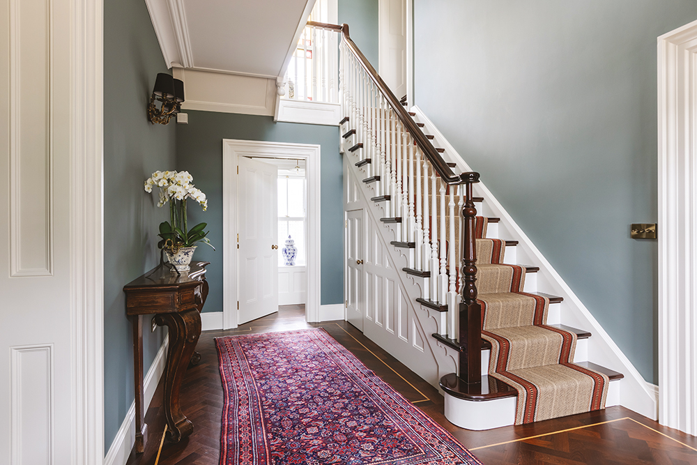 Image of the hallway in Ballyreagh House, Co Antrim