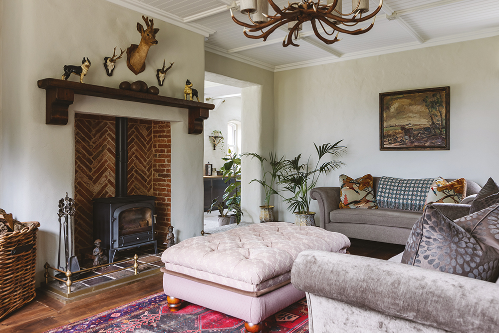 Image of the living room in Ballyreagh House, Co Antrim