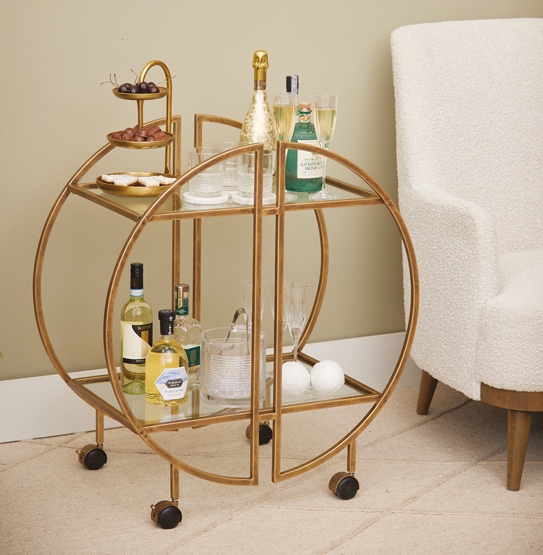 Image of Meadows and Byrne bar cart