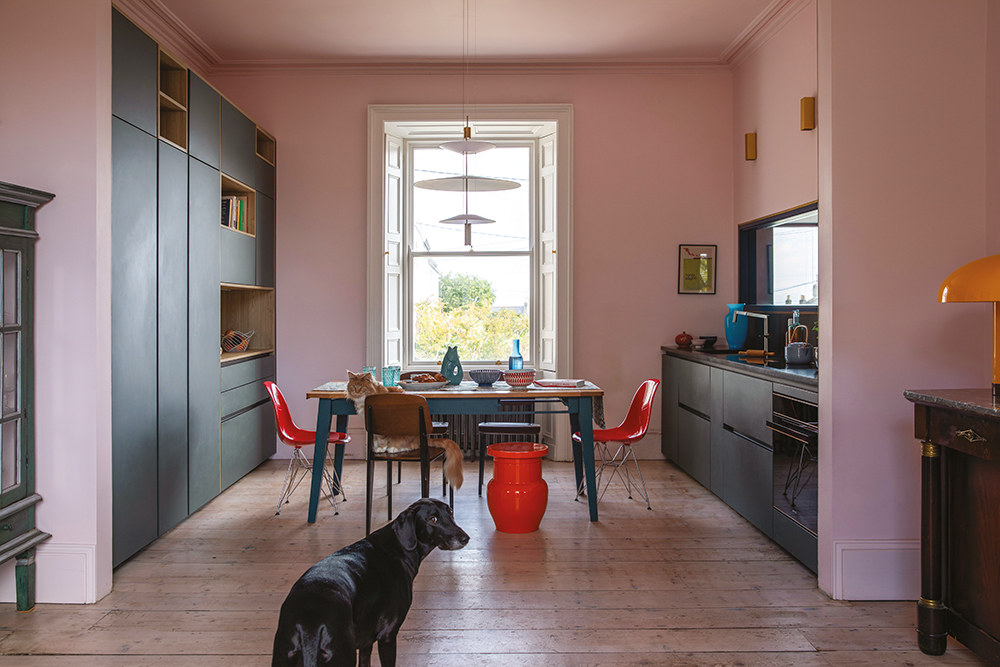 Image of the kitchen of the Dublin home owned by Maylis, House and Home magazine