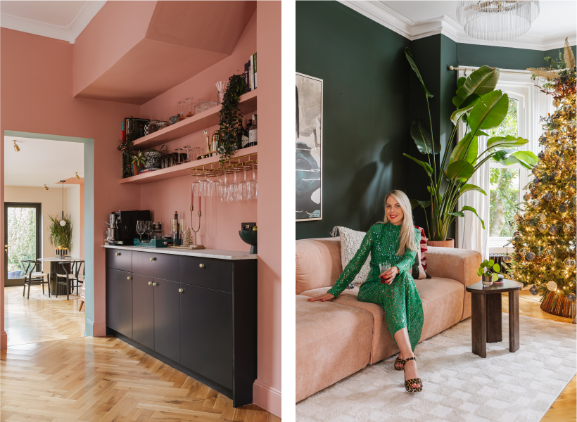 Images of the Belfast home of Laura Magee of @deco.dwelling